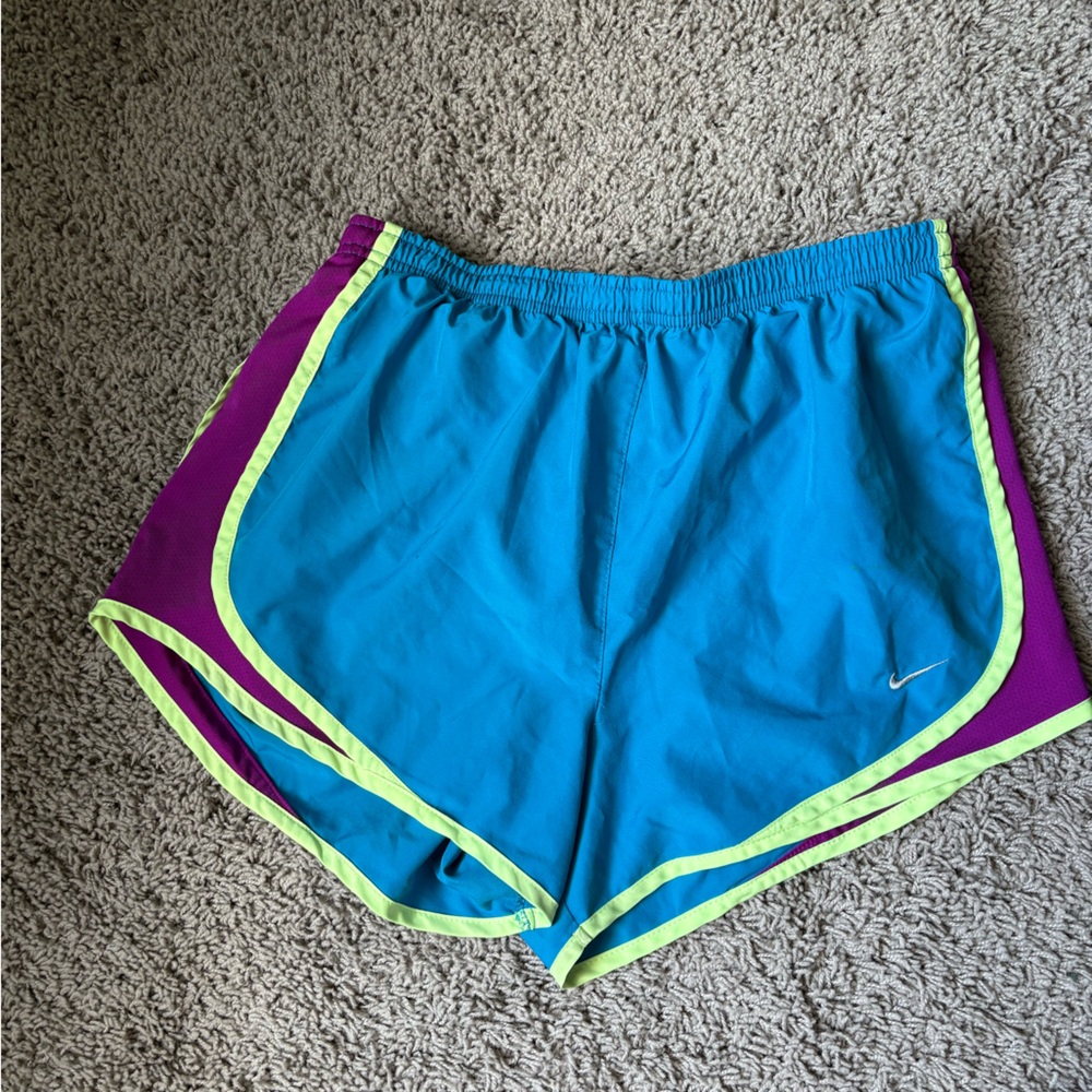 Nike Turquoise Athletic Shorts Size S
